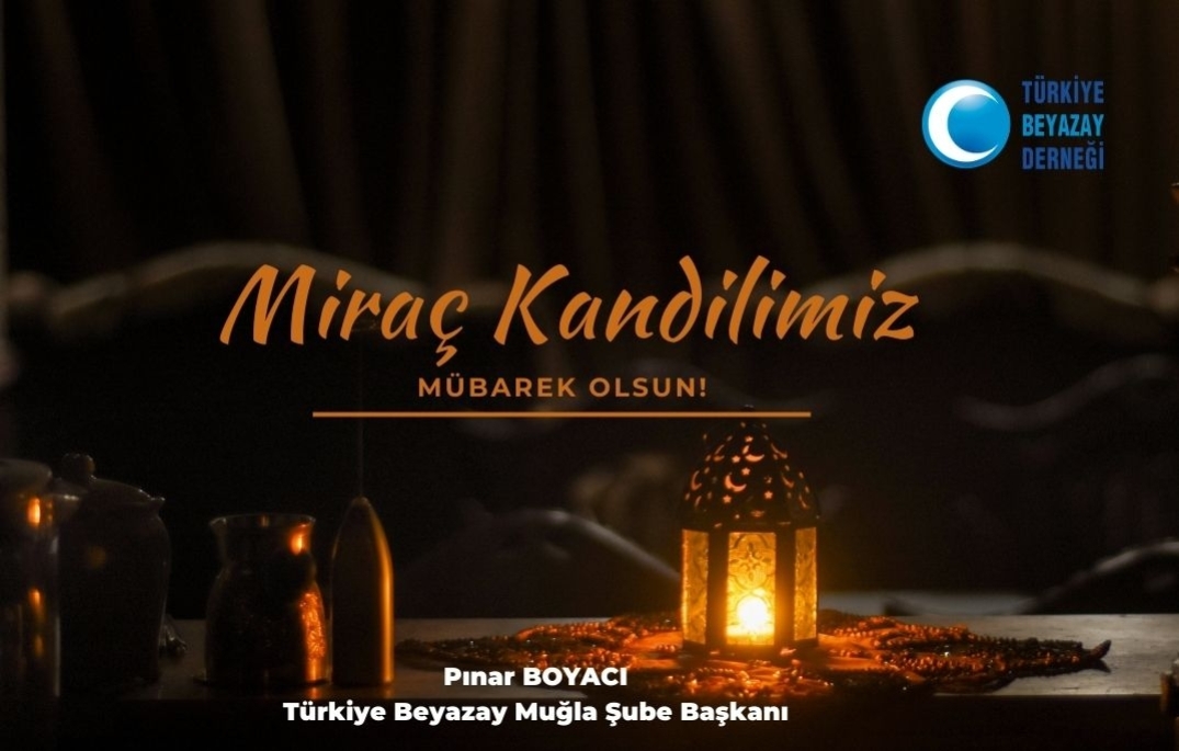 Miraç Kandilimiz mübarek olsun.