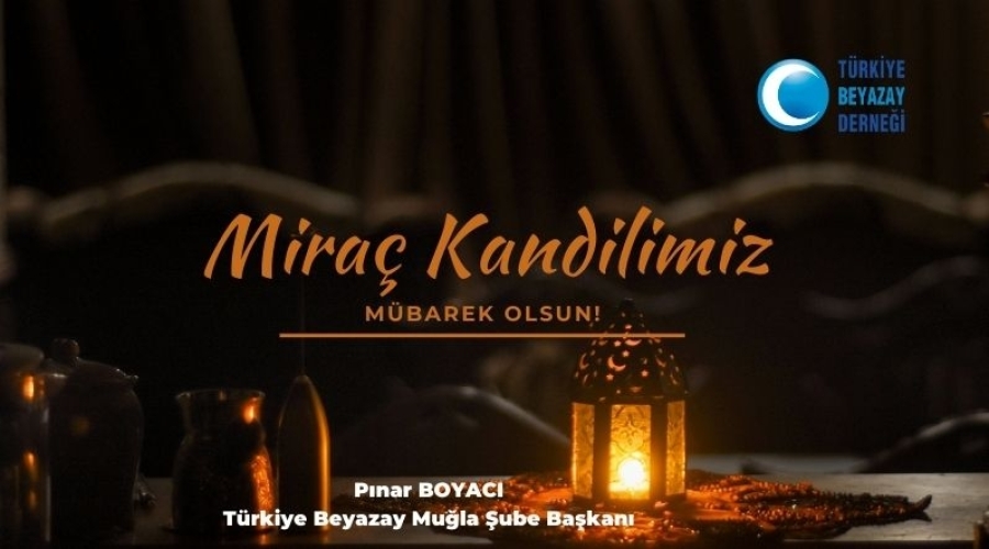 Miraç Kandilimiz mübarek olsun.